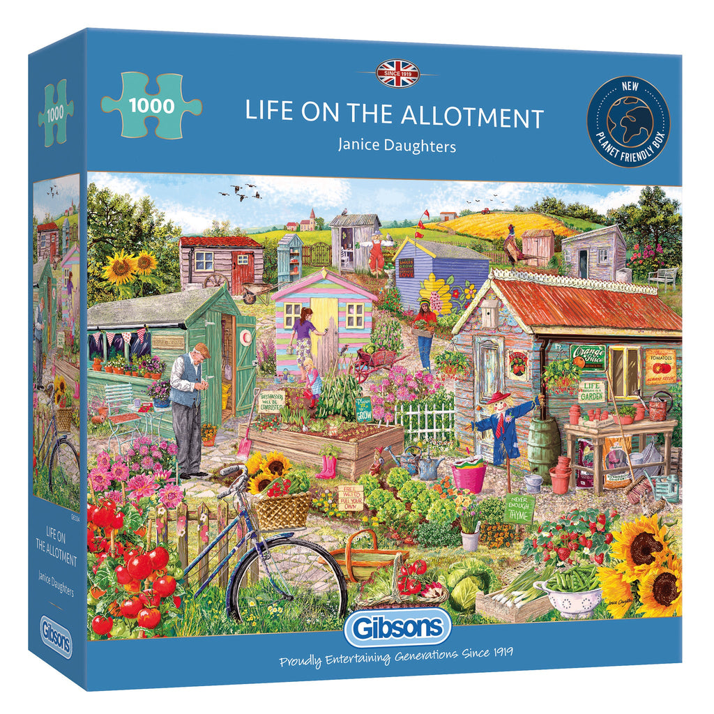 Life on the Allotment 1000 piece jigsaw puzzle
