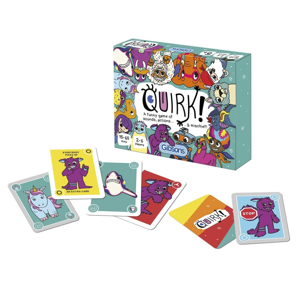 Quirk! children's and family card game from Gibsons